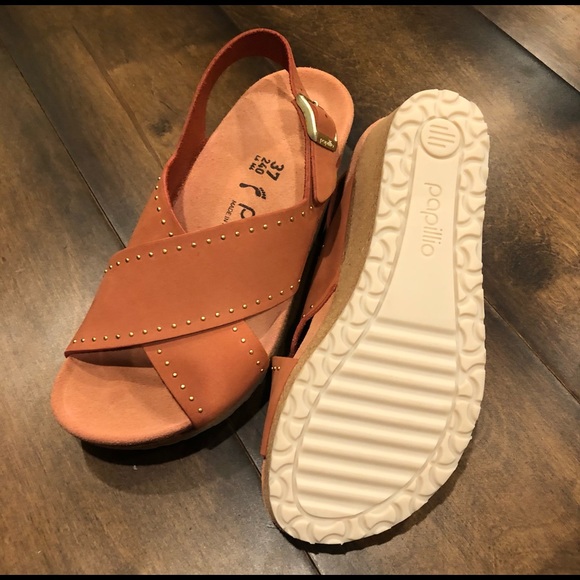 Birkenstock Samira Rivets wedges sandals NWOT - Picture 14 of 16